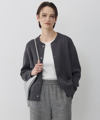＜ICB L (Women/大きいサイズ)＞コットンポリエステルスムース　カーディガン（ＫＲＣＭＬＳ０２０６）