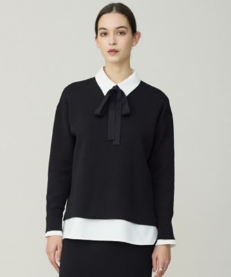 ＜ICB L (Women/大きいサイズ)＞コットンポリエステルスムース　　プルオーバー　ニット（ＫＲＣＭＬＳ０７０１）