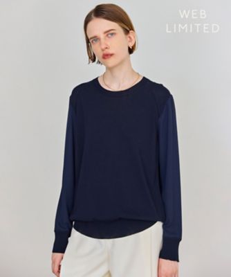 【ＷＥＢ限定・洗える】ＬＥＣＥＲＦ　／　ドッキングニットトップス（ＫＲＣＷＣＡ０３５１）