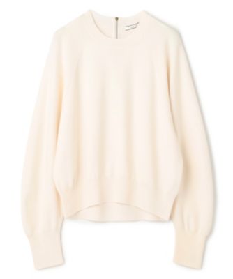 BEIGEベイジ 【洗える】LAURA / ドライタッチバックジップニット 洗える】LAURA ／ ドライタッチバックジップニット