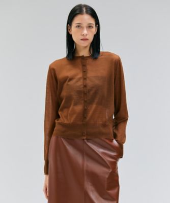 ♡新品♡BEIGE,CADDO / シアーウールカーディガン 洗える・Oggi 10月号掲載】CADDO ／ シアーウール