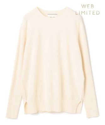 ＜BEIGE， (Women)＞【ＷＥＢ限定・洗える】ＷＩＬＬＯＷ　／　ストレッチクルーネックリブニット（ＫＲＣＷＧＡ６２６０）