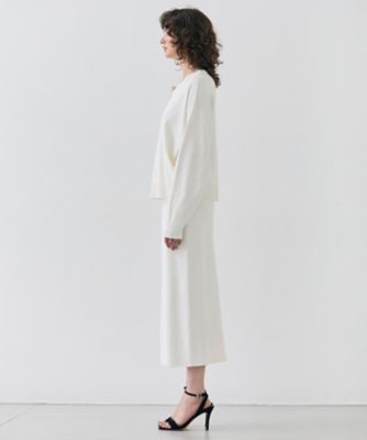 洗える】LAURA ／ クルーネックボタンニットトップス