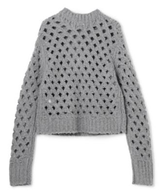 KOKOMO ／ ウールアルパカメッシュニット（KRCWGW0403