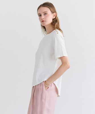 ＜BEIGE， (Women)＞ＮＡＤＩＡ　／　ストレッチ　メタルボタンニット（ＫＲＣＷＬＭ０４０２）