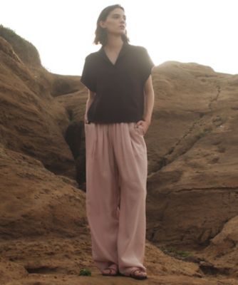 NADIA ／ ストレッチ スキッパーニット（KRCWLM0403