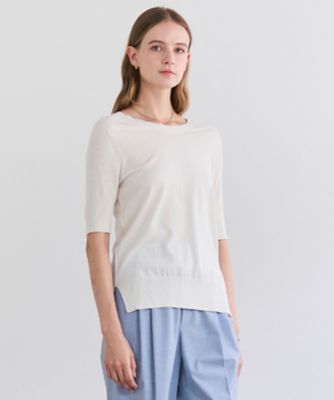 ＜BEIGE， (Women)＞ＪＵＬＩＥ　／　コットンシルク　２ＷＡＹ半袖ニット（ＫＲＣＷＬＳ０２０２）