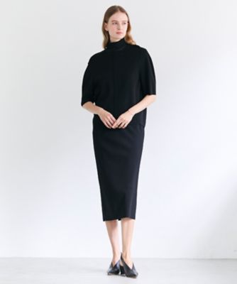 LAURA ／ ドライタッチ ストレッチショートスリーブニット