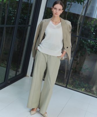 【美品】  IIROT / イロット | Dry touch V-neck Knit ドライタッチ Vネックニット | F | アイボリー | レディース iirot｜DRY TOUCH V-NECK KNIT IVORY｜VELISTA online store