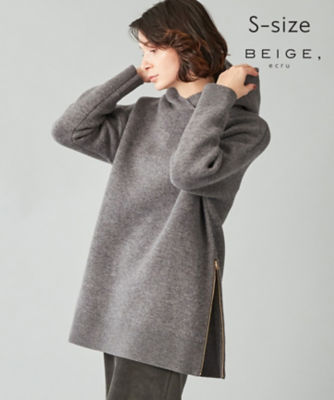 ＜BEIGE， (Women)＞【Ｓ－ｓｉｚｅ・限定色あり】ＬＩＥＵＣＨＺ　／　ニットフ―ディー（ＫＲＣＸＩＷ０５３４）