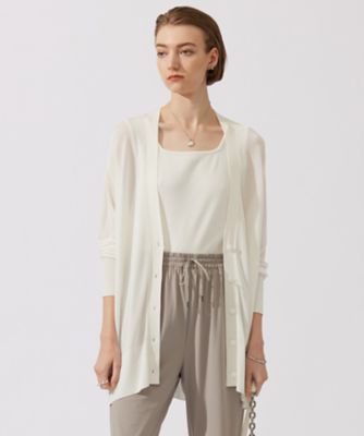 ＜ICB (Women)＞【洗える】　ドライシンセティックハイゲージ　カーディガン（ＫＲＣＹＣＭ０６０１）