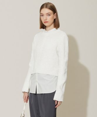 ＜ICB (Women)＞【洗える】スエードテープヤーン　プルオーバー（ＫＲＣＹＣＳ０２１０）