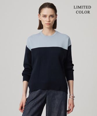 WEB限定カラーあり・洗える】コットンポリエステルスムース ニット