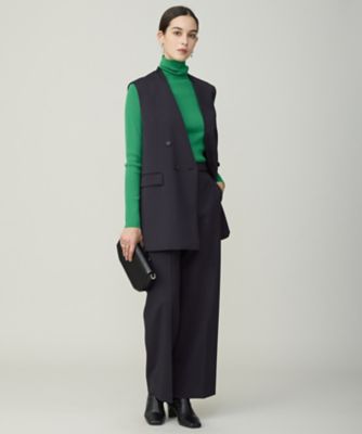 新色追加】エクストラファインメリノリブ タートルネックプルオーバー