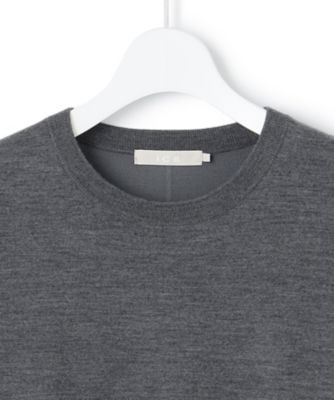 洗える】 シルキーウールダブルフェイス ニットプルオーバー