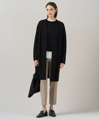 洗える】 シルキーウールダブルフェイス ニットプルオーバー