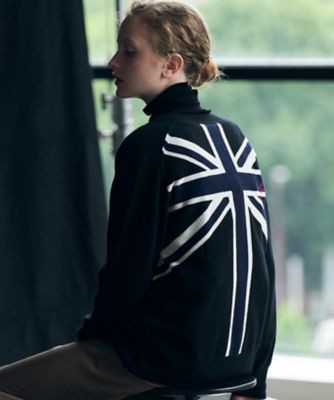 今日までの価格★D&G ユニオンジャック カーディガン　Mサイズ 30th ANNIVERSARY】 カシミヤブレンド ユニオン