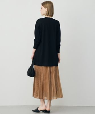 TO BE CHIC ロングカーディガン 透かし編み ロングカーディガン(トップス)｜TO BE CHIC(トゥー ビー