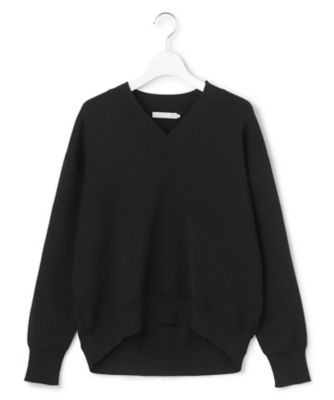 ＜ICB (Women)＞コットンポリエステルスムース　Ｖネックニット（ＫＲＣＹＬＳ０２０５）