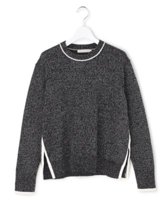 コットンツイスター クルーネックニット（KRCYLS0208