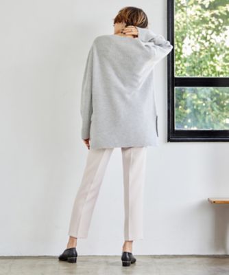 WEB限定カラーあり】ウールカシミヤ ボートネックニット