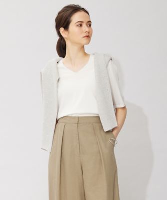 WEB限定カラーあり】 シンセティックハイゲージ 半袖ニット  