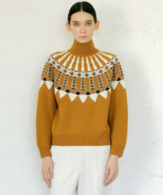 ＜23区 (Women)＞【２３区　ｌａｂ．】フェアアイル　ニット（ＫＲＥ８ＮＷ０９５１）