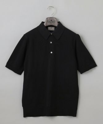 洗える】イタリア糸 セットインニットポロ（KRGOGM0101