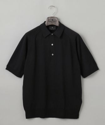 【ＧＯＬＤ　ＬＡＢＥＬ／ＷＥＢ＆一部店舗限定】シーアイランドコットン　ラグランニットポロ　半袖（ＫＲＧＯＧＭ０２０１）