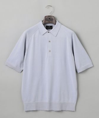 【ＧＯＬＤ　ＬＡＢＥＬ／ＷＥＢ＆一部店舗限定】シーアイランドコットン　ラグランニットポロ　半袖（ＫＲＧＯＧＭ０２０１）