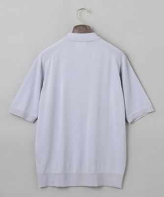 【ＧＯＬＤ　ＬＡＢＥＬ／ＷＥＢ＆一部店舗限定】シーアイランドコットン　ラグランニットポロ　半袖（ＫＲＧＯＧＭ０２０１）