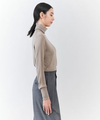 エステータ】シルクリブ タートルニット（KRH6GW0931