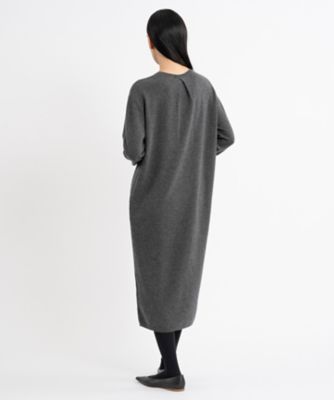 エステータ】マーセライズドウールカシミヤ ニットワンピース