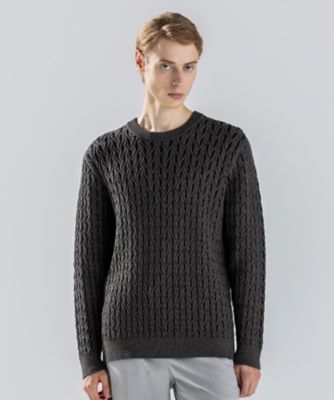 新柄】モロッカンクリスタル クルーネックニット