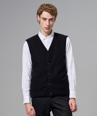 2WAY】パデットニットブロック リバーシブルベスト