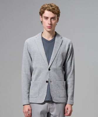 【新品タグ付き】JOSEPH HOMME ニット テーラードジャケット LL ドライコードムリネ ニットジャケット（KRJHLS0102