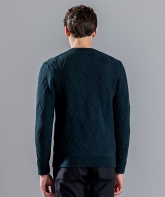 【美品】レボソジャガード クルーネックニット／JOSEPH HOMME JOSEPH HOMME｜レボソジャガード クルーネックニット | Rakuten