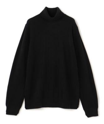 YohjiYamamoto 2 カシミヤ タートルネック 配色ライン 美品ニット-