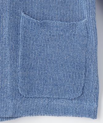 【キングサイズ・洗える】ストローヤーン　ニット　ジャケット（ＫＲＪＫＣＳ０１０３）