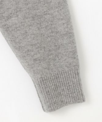 【キングサイズ・洗える・カシミヤブレンド】カシミヤブレンド　ハイネック　ジップ　　カーディガン（ＫＲＪＫＣＷ０４１２）