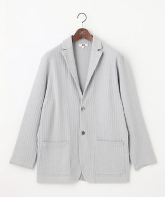 ＜JOSEPH ABBOUD (Men) ＞【キングサイズ・洗える】ＪＯＥ　ＣＯＴＴＯＮ使用　ニットジャケット（ＫＲＪＫＳＳ０１０２）