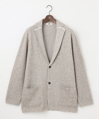 【キングサイズ・軽量／イージーケア】　ＫＡＲＬ　ＫＡＲＬ×モール使用　軽量ニットジャケット（ＫＲＪＫＳＷ０３０３）