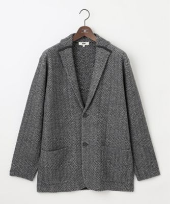 【キングサイズ・軽量／イージーケア】　ＫＡＲＬ　ＫＡＲＬ×モール使用　軽量ニットジャケット（ＫＲＪＫＳＷ０３０３）