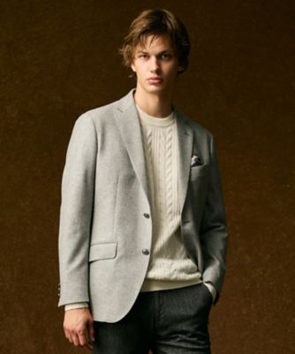 暖か・軽量】カシミヤブレンド クルーネック ニット