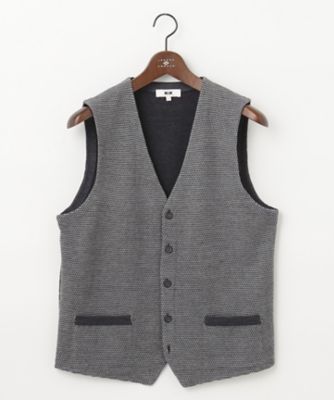 ＜JOSEPH ABBOUD (Men) ＞【驚きの軽量ウール】ＫＡＲＬＫＡＲＬ　ニットベスト（ＫＲＪＬＮＷ０３２３）