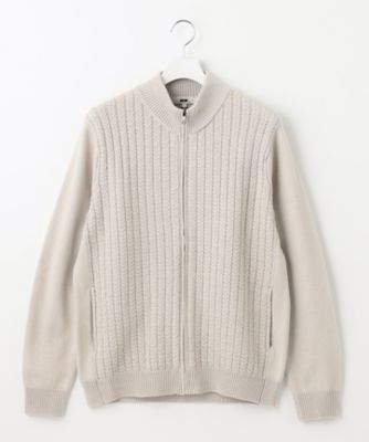 ＜JOSEPH ABBOUD (Men) ＞【ＷＥＢ／一部店舗限定】コットンバルキーニットブルゾン（ＫＲＪＬＮＷ０５５０）
