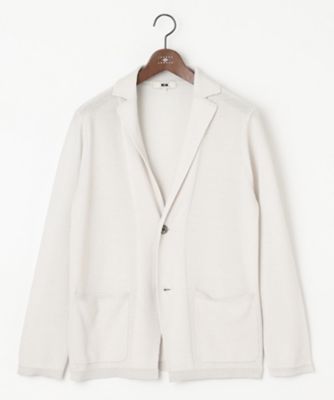＜JOSEPH ABBOUD (Men) ＞【軽い／洗える】クールスキンニット　カーディガン（ＫＲＪＬＳＳ０３１５）