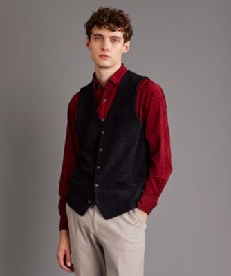 ＜JOSEPH ABBOUD (Men) ＞【軽量／イージーケア】　ＫＡＲＬ　ＫＡＲＬ　ニット　ベスト（ＫＲＪＬＳＷ０３１３）