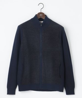 軽量／イージーケア】 KARL KARLジップ ニット ブルゾン