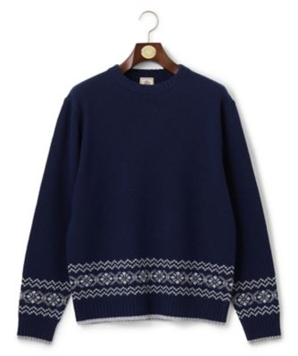 WEB限定】フェアアイル クルーネックニット（KROVCS0603